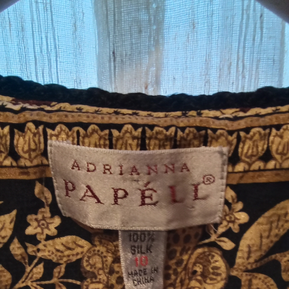 Papell Vintage Patterned Jacket - Picture 2 of 4